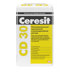 Минеральная защита от коррозии и контактная смесь Ceresit CD 30 «2 в 1», 25кг