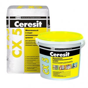 Быстротвердеющая монтажная смесь Ceresit CX 5, 25кг