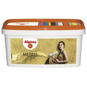 Краска декоративная Alpina Metall Effekt Gold, 1л