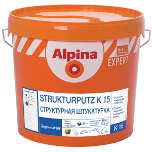 Штукатурка Alpina EXPERT Strukturputz K15, База 1, 16кг