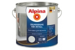 Грунтовка для металла Alpina Grundierung, алкидная, 2,5л